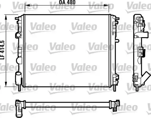 Ψυγείο Νερού RENAULT CLIO 2001 - 2005 VALEO 732523