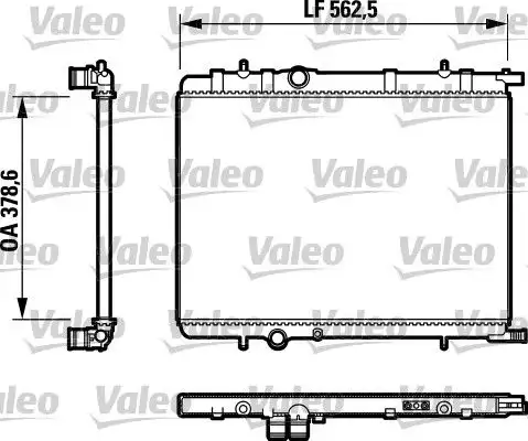 Ψυγείο Νερού PEUGEOT 307 2001 - 2005 ( 3A ) ( 3C ) VALEO 732892