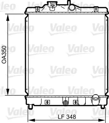 Ψυγείο Νερού HONDA HRV 2001 - 2005 ( GH ) VALEO 734117