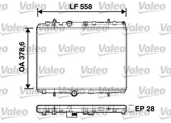 Ψυγείο Νερού PEUGEOT 207 2006 - 2009 VALEO 734398