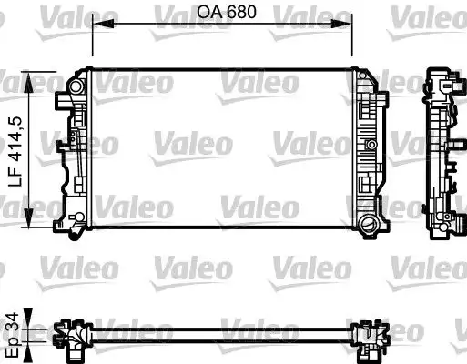 Ψυγείο Νερού VALEO 734928