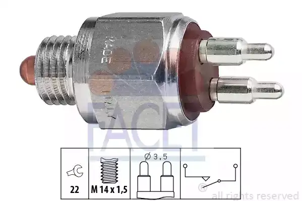 Διακόπτης Φλάς-Φώτων MITSUBISHI CARISMA 1996 - 1999 ( DA ) FACET 7.6036