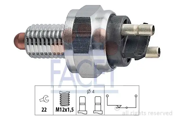 Διακόπτης Φλάς-Φώτων MITSUBISHI CARISMA 1996 - 1999 ( DA ) FACET 7.6096