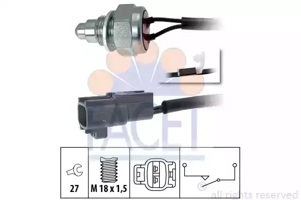 Διακόπτης Φλάς-Φώτων TOYOTA YARIS 2006 - 2009 ( KL9 ) FACET 7.6261