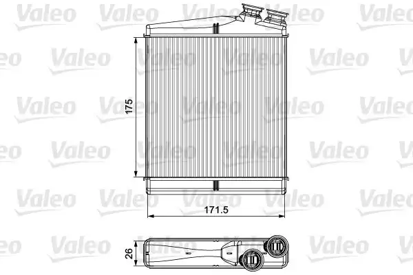 Ψυγείο Καλοριφέρ VOLVO S60 2010 - 2014 VALEO 811512