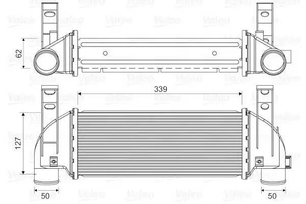 Ψυγείο Intercooler FORD TRANSIT CONNECT TOURNEO 2002 - 2006 VALEO 818353