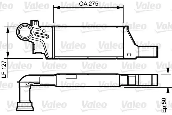 Ψυγείο Intercooler OPEL CORSA 2000 - 2004 ( C ) VALEO 818809