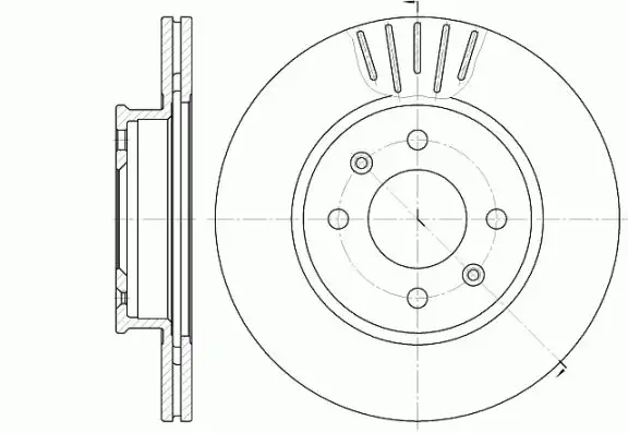 Δισκόπλακες HYUNDAI GETZ 2002 - 2005 ( TB ) WOKING D6666.10