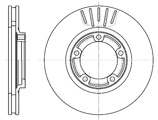 Δισκόπλακες MITSUBISHI L300 1988 - 2004 ( P ) WOKING D6794.10