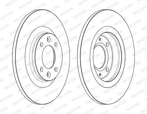 Δισκόπλακες PEUGEOT 308 2008 - 2012 FERODO DDF2511C