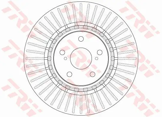 Δισκόπλακες LEXUS RX 2009 - 2013 ( AL10 ) 350h TRW DF6265