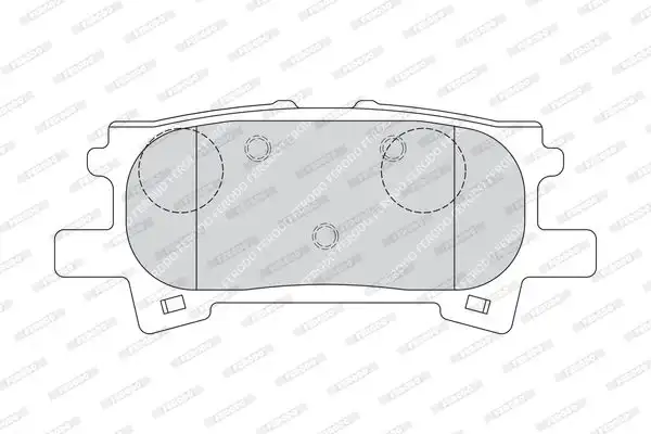 Τακάκια Σετ LEXUS RX 2003 - 2009 ( XU30 ) FERODO FDB1731