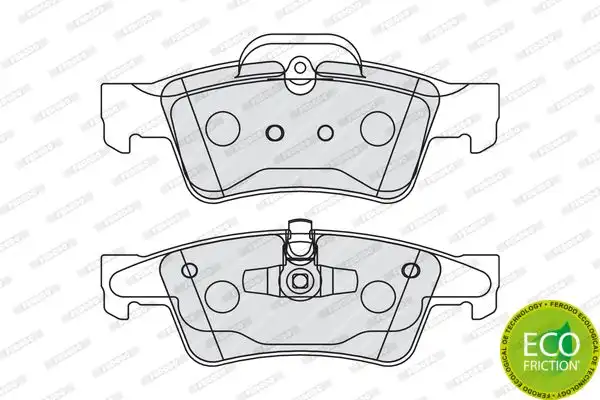 Τακάκια Σετ MERCEDES GL CLASS 2006 - 2009 ( X164 ) FERODO FDB1831