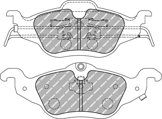 Τακάκια Σετ OPEL ASTRA 1998 - 2004 ( G ) FERODO RACING 0