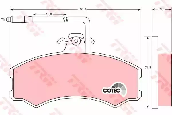 Τακάκια Σετ TRW …