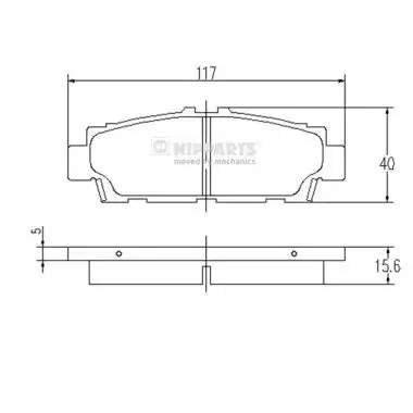 Τακάκια Σετ NIPPARTS …