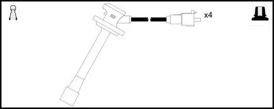 Μπουζοκαλώδιο / Εξαρτήματα Σύνδεσης TOYOTA AVENSIS 2000 - 2003 ( T220 ) LUCAS LUC4342