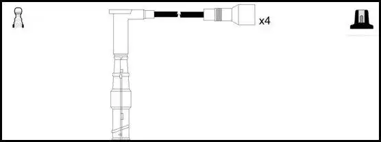 Μπουζοκαλώδιο / Εξαρτήματα Σύνδεσης MERCEDES C CLASS 1993 - 1995 ( W202 ) LUCAS LUC5084