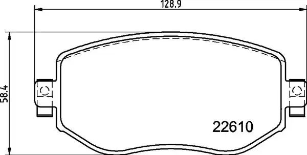 Τακάκια Σετ RENAULT MEGANE 2015 - BREMBO 0