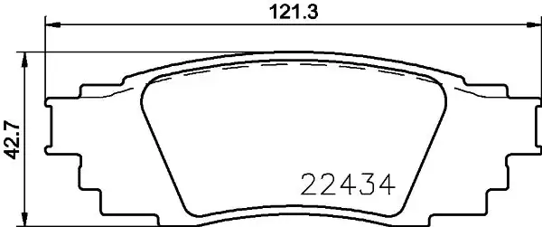 Τακάκια Σετ LEXUS RX 2015 - BREMBO 0