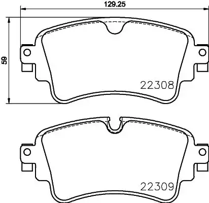 Τακάκια Σετ AUDI Q7 2015 - (4M ) BREMBO P 85 154