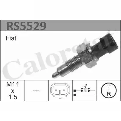 Διακόπτης Φλάς-Φώτων FIAT UNO 1983 - 1989 ( 146 ) CALORSTAT by Vernet RS5529