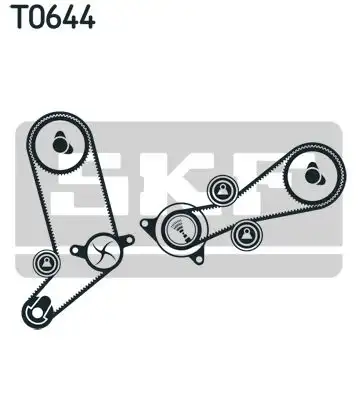 Σετ οδοντωτού ιμάντα VOLVO S70 1997 - 2000 ( P80_ ) SKF VKMA 01258
