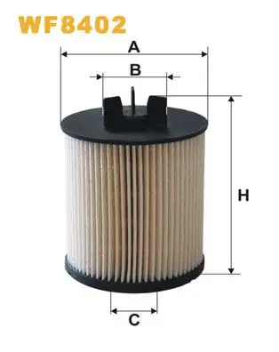 Φίλτρο καυσίμων AUDI A2 2000 - 2005 ( 8Z0 ) WIX FILTERS WF8402