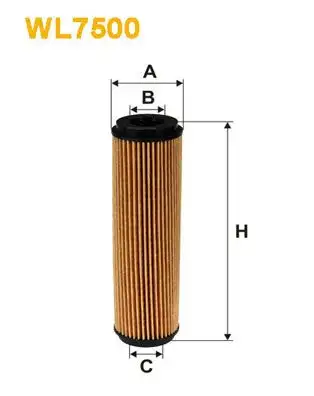 Φίλτρο λαδιού MERCEDES C CLASS 2007 - 2011 ( W204 ) WIX FILTERS WL7500