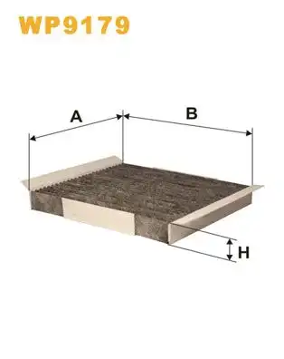 Φίλτρο αέρα εσωτερικού χώρου OPEL MERIVA 2003 - 2006 WIX FILTERS WP9179