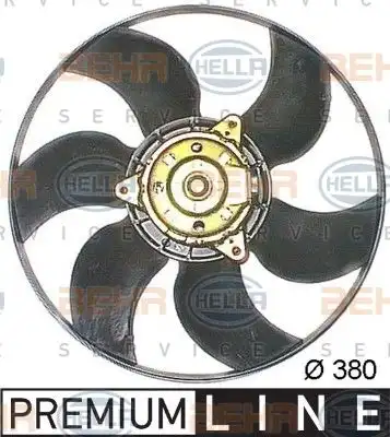 Βεντιλατέρ Νερού RENAULT CLIO ( CB ) Hatchback / 3dr 2001 - 2005 1.2 (BB0A, BB0F, BB10, BB1K, BB28, BB2D, BB2H, CB0A,...  ( D7F 710,D7F 720,D7F 722,D7F 726,D7F 746,D7F 764,D7F 766  ) (58 hp ) Βεν