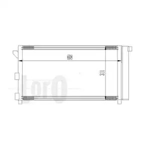 Ψυγείο A/C (Εξωτερικό) FIAT PANDA Hatchback / 5dr 2003 - 2009 ( 169 ) 1.1  ( 187 A1.000  ) (54 hp ) Βενζίνη #040006400