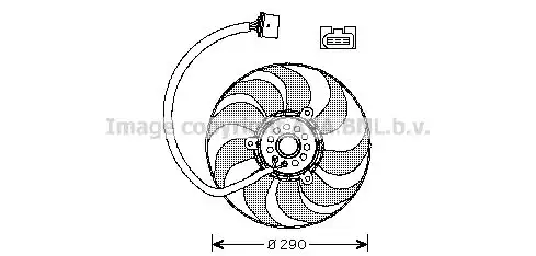 Βεντιλατέρ Νερού SEAT CORDOBA Sedan / 4dr 2002 - 2008 ( 6L ) 1.2  ( AZQ,BME  ) (64 hp ) Βενζίνη #025406430