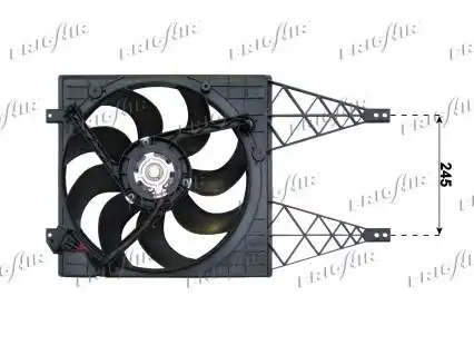 Βεντιλατέρ Νερού SKODA FABIA Sedan / 4dr 2000 - 2004 ( 6Y ) 1.2  ( AWY,BMD  ) (54 hp ) Βενζίνη #043806455