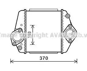 Ψυγείο Intercooler MAZDA CX7 SUV/ ΕΚΤΟΣ ΔΡΟΜΟΥ 2007 - 2010 ( ER ) 2.2 MZR-CD AWD  ( R2AA  ) (173 hp ) Πετρέλαιο #036306200