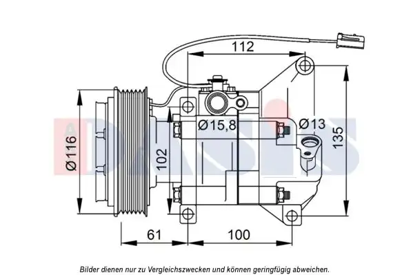 Συμπιεστής A/C (Κομπρέσορας) MAZDA 2 Hatchback / 5dr 2007 - 2010 ( DE ) 1.3  ( ZJ-VE  ) (75 hp ) Βενζίνη #V09A1AA4AK