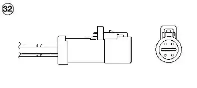 Αισθητήρες Λ (λάμδα) MAZDA 2 2003 - 2005 ( DY ) NGK 0052
