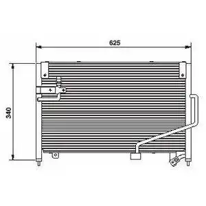 Ψυγείο A/C (Εξωτερικό) MAZDA 323 ( P ) Hatchback / 3dr 1995 - 1998 ( BA ) 1.5 16V  ( Z5-DE  ) (88 hp ) Βενζίνη #010406400