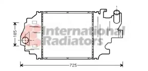 Ψυγείο Intercooler RENAULT CLIO ( CB ) Hatchback / 3dr 2001 - 2005 1.5 dCi  ( K9K 704  ) (57 hp ) Πετρέλαιο #011306210