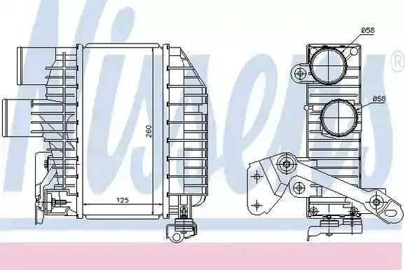 Ψυγείο Intercooler TOYOTA AVENSIS Sedan / 4dr 2000 - 2003 ( T220 ) 2.0 D-4D (CDT220_)  ( 1CD-FTV  ) (110 hp ) Πετρέλαιο #013206200