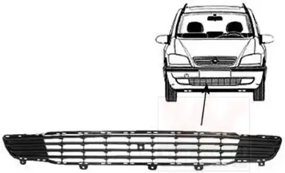 Δίχτυ Προφυλακτήρα OPEL ZAFIRA MPV / ΠΟΛΥΜΟΡΦΙΚΑ / 5dr 1999 - 2002 ( A ) 1.6 (F75)  ( Z 16 XEP  ) (103 hp ) Βενζίνη #013704805