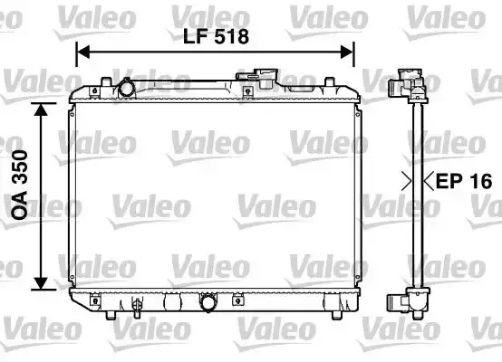 Ψυγείο Νερού SUZUKI BALENO Sedan / 4dr 1998 - 2001 ( SY ) 1.3 (SY413)  ( G13BA  ) (71 hp ) Βενζίνη #017506310
