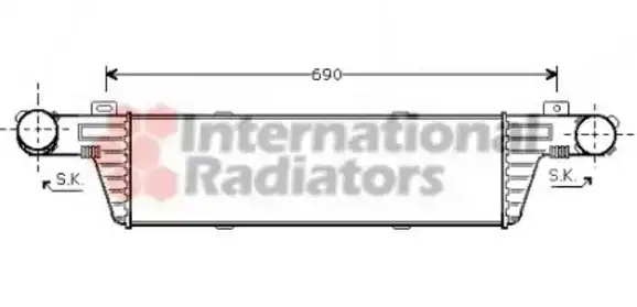 Ψυγείο Intercooler MERCEDES E CLASS Sedan / 4dr 1999 - 2002 ( W210 ) E 200 CDI (210.007)  ( OM 611.961  ) (102 hp ) Πετρέλαιο #018706200