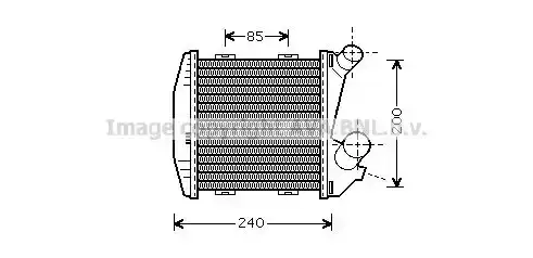 Ψυγείο Intercooler SMART FORTWO Hatchback / 2dr 2004 - 2007 ( 450 ) 0.8 CDI (450.300, 450.301, 450.302, 450.303, 450.306)  ( OM 660.940  ) (41 hp ) Πετρέλαιο #019206210