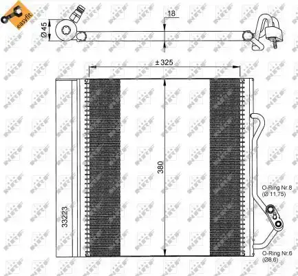 Ψυγείο A/C (Εξωτερικό) SMART FORTWO Hatchback / 2dr 1999 - 2002 ( 450 ) 0.6 (450.330, 450.332)  ( M 160.910  ) (71 hp ) Βενζίνη #019206400