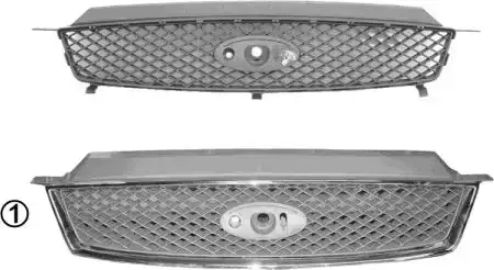 Μάσκα FORD FOCUS C-MAX MPV / ΠΟΛΥΜΟΡΦΙΚΑ / 5dr 2003 - 2006 ( Mk1a )( C214 ) 1.6  ( HWDA,HWDB,SHDA,SHDB,SHDC  ) (100 hp ) Βενζίνη #020904545