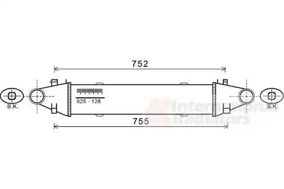 Ψυγείο Intercooler MERCEDES E CLASS Sedan / 4dr 2009 - 2012 ( W212 ) E 200 (212.034)  ( M 274.920  ) (184 hp ) Βενζίνη #022306220