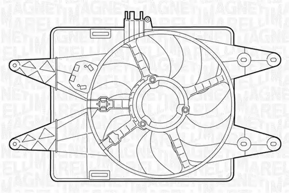 Βεντιλατέρ Νερού FIAT DOBLO MPV / ΠΟΛΥΜΟΡΦΙΚΑ / 5dr 2001 - 2005 ( 119 ) Combi 1.2 (223AXA1A)  ( 223 A5.000  ) (65 hp ) Βενζίνη #022806480