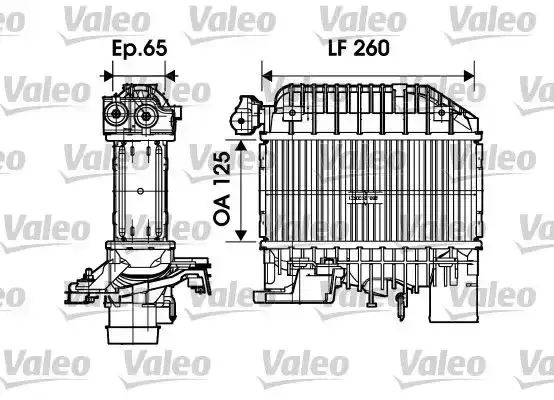 Ψυγείο Intercooler TOYOTA AVENSIS Sedan / 4dr 2003 - 2006 ( T250 ) 2.0 D-4D (ADT250_)  ( 1AD-FTV  ) (126 hp ) Πετρέλαιο #023206200