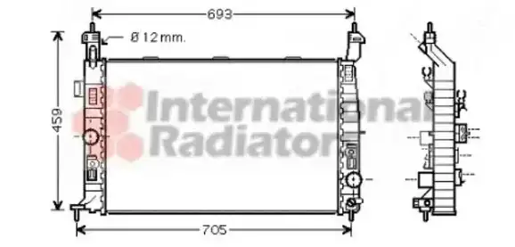 Ψυγείο Νερού OPEL MERIVA MPV / ΠΟΛΥΜΟΡΦΙΚΑ / 5dr 2003 - 2006 1.7 CDTI (E75)  ( Z 17 DT,Z 17 DTH  ) (100 hp ) Πετρέλαιο #023706320